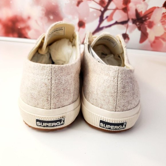 NEW without tag SUPERGA 2750 Wool Blend Lace-Up Sneakers 8. Worn once. - Picture 5 of 8